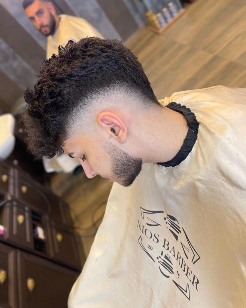 High Fade with Mohawk haircut