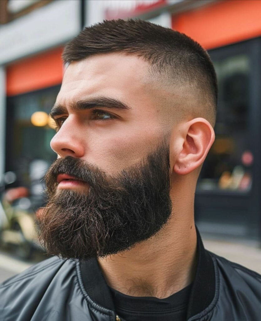 Buzz Cut with Beard