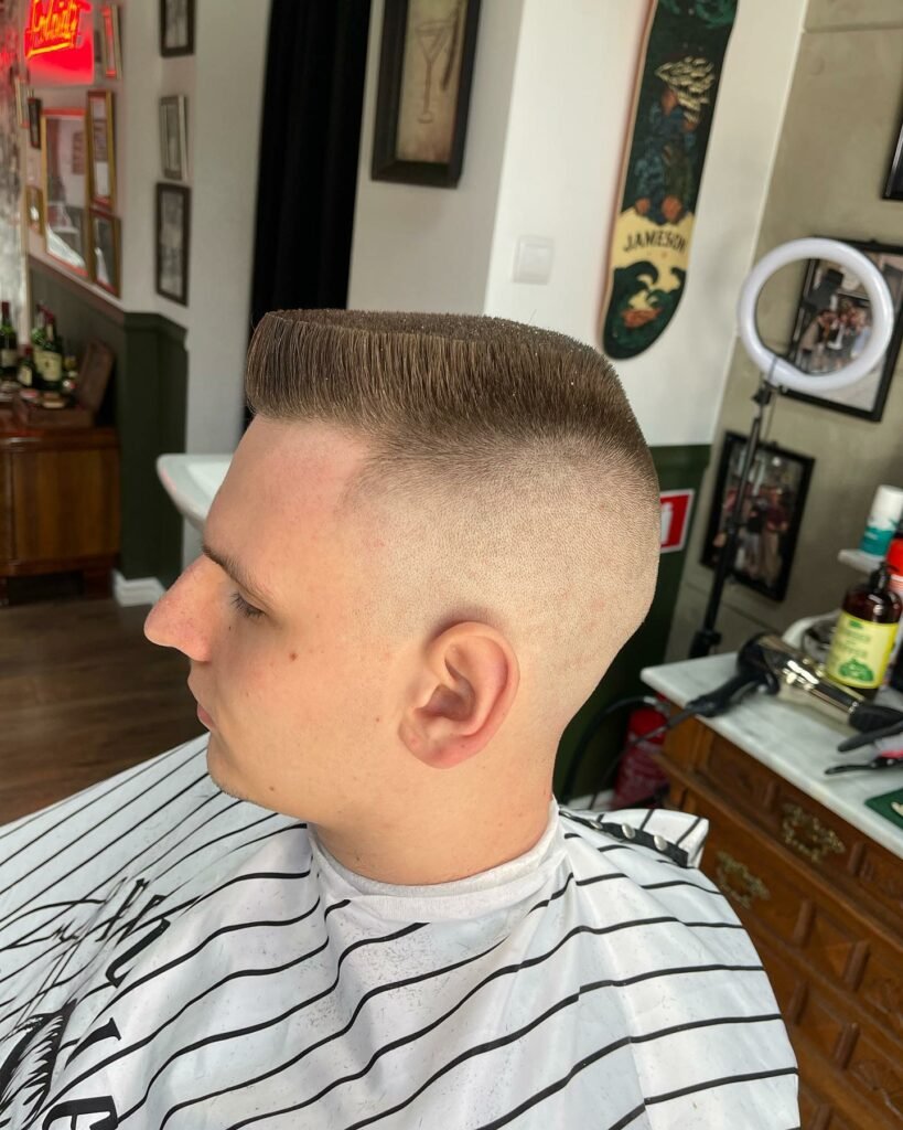 Flat top haircut for men