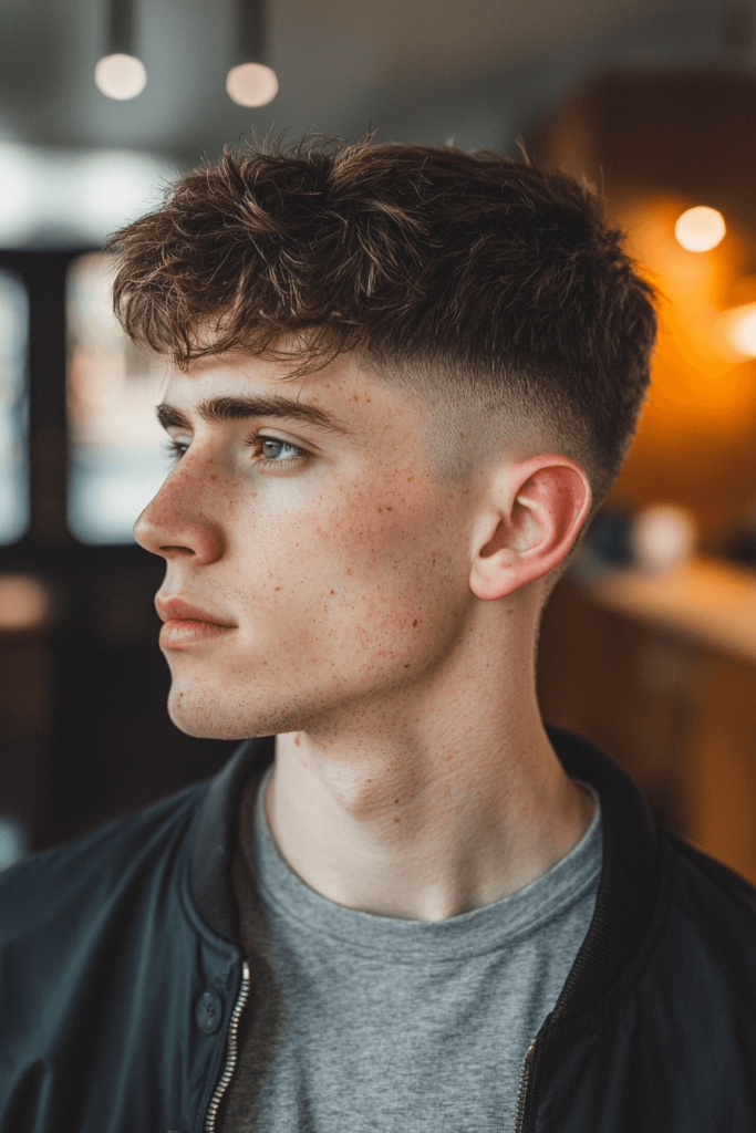 textured crop fade haircut
