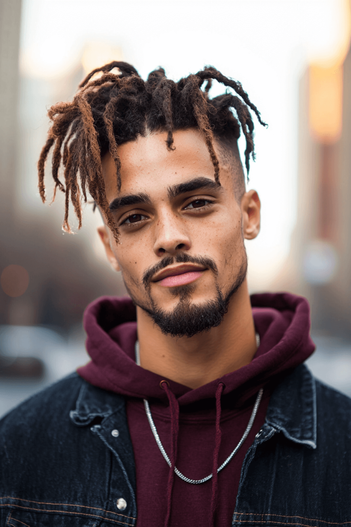 Short dreadlocks with an undercut