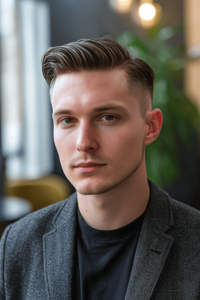 classic taper fade haircut for men
