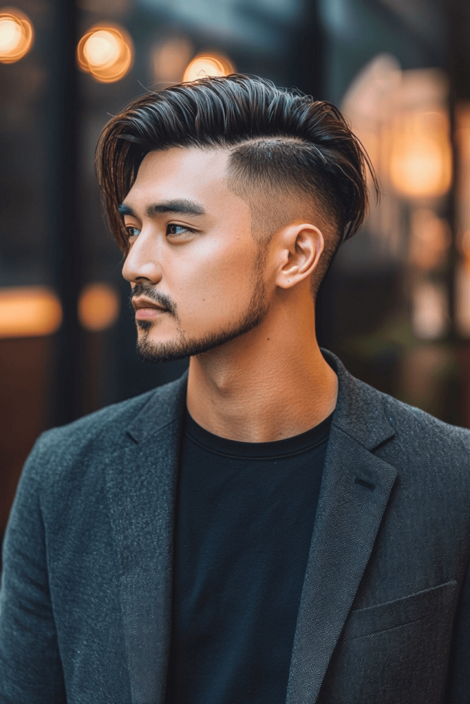 Mid Taper Fade with Undercut