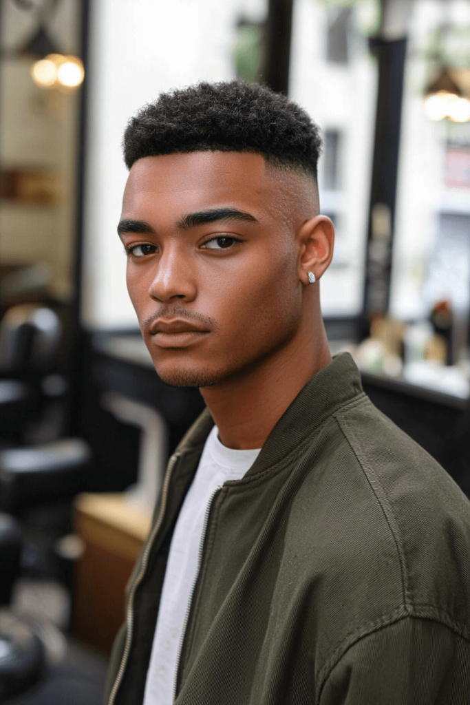 Mid Taper Fade with Flat Top