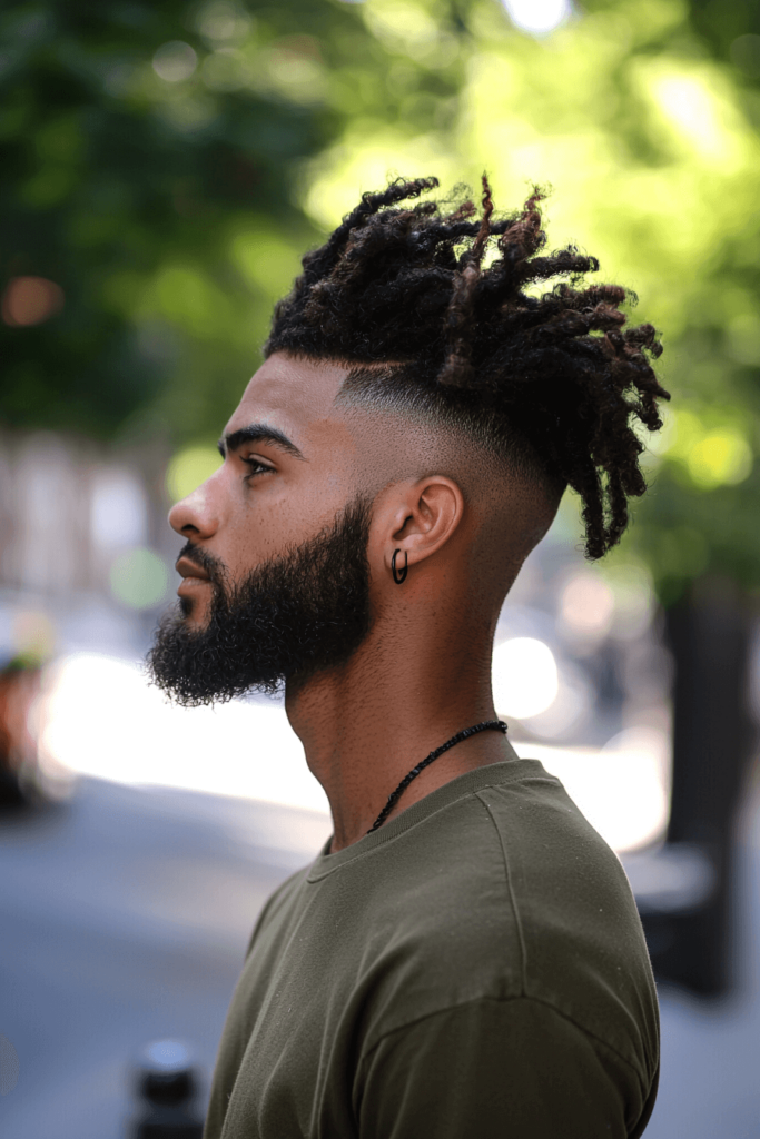 Mid Taper Fade with Dreads