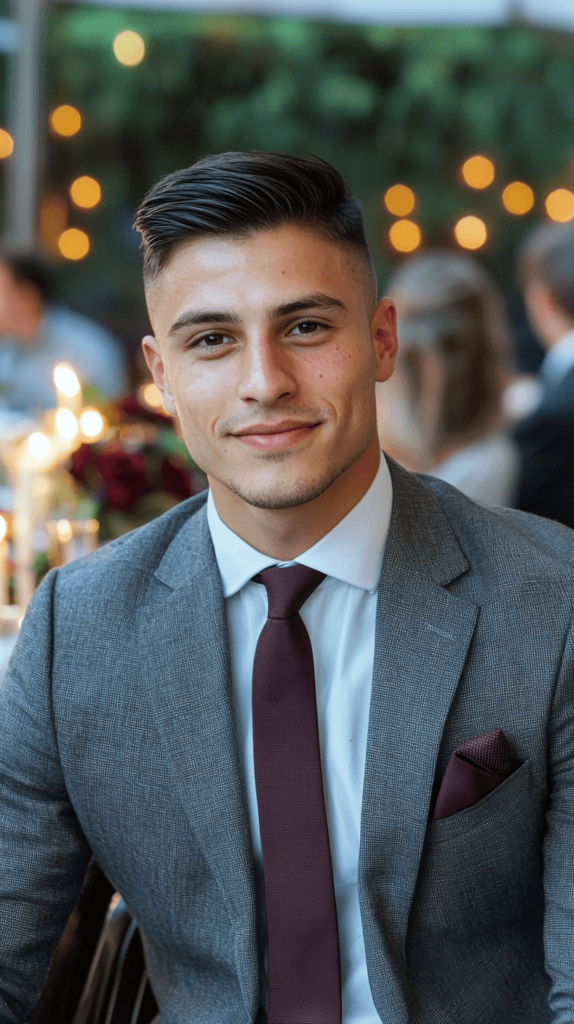 Valentine's Day Hairstyle Ivy League Cut for Men