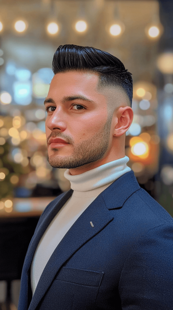 Ivy League Cut for Men's Valentine's Day Hairstyles