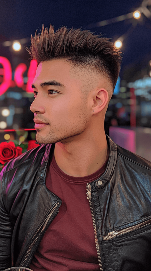 Faux Hawk for valentines day