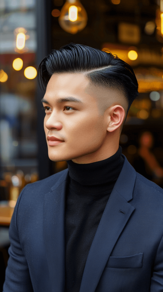 Slicked Back Undercut for Valentine's Day