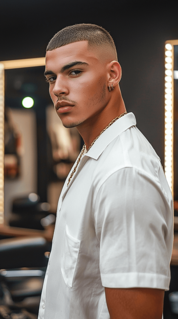 Skin Fade Buzz Cut for Men