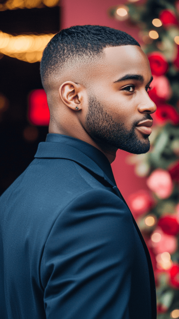 Buzz Cut men's hairstyle for Valentine's Day