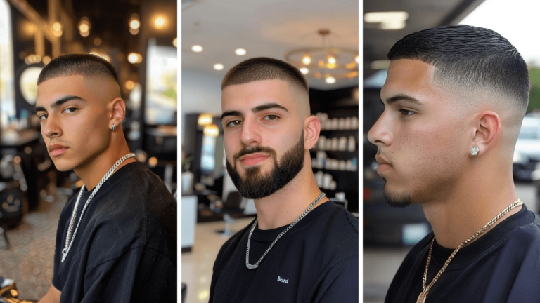 buzz cut with fade