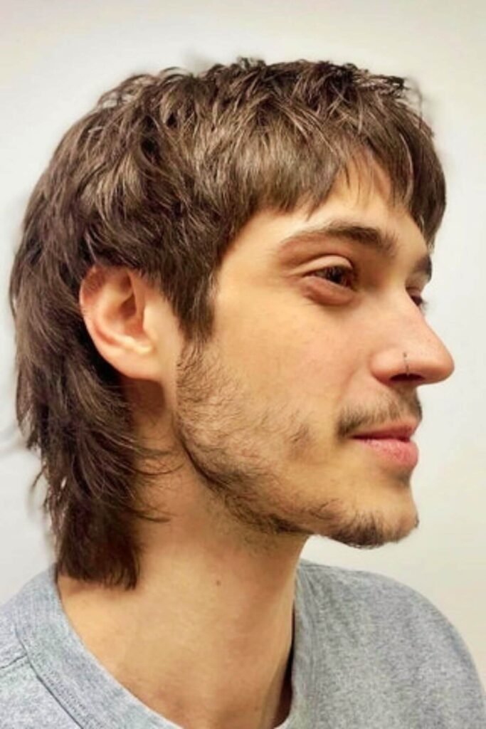 1. Modern Mullet Long Hair
