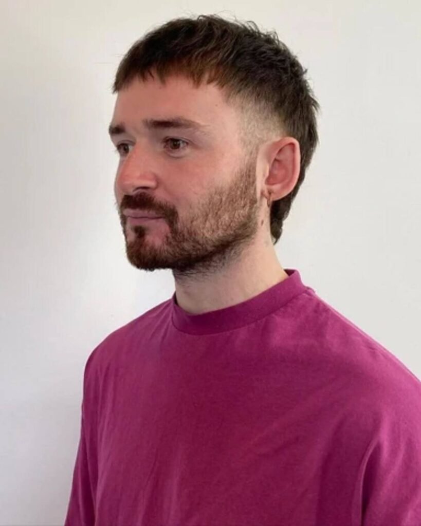 Short Modern Mullet for Men