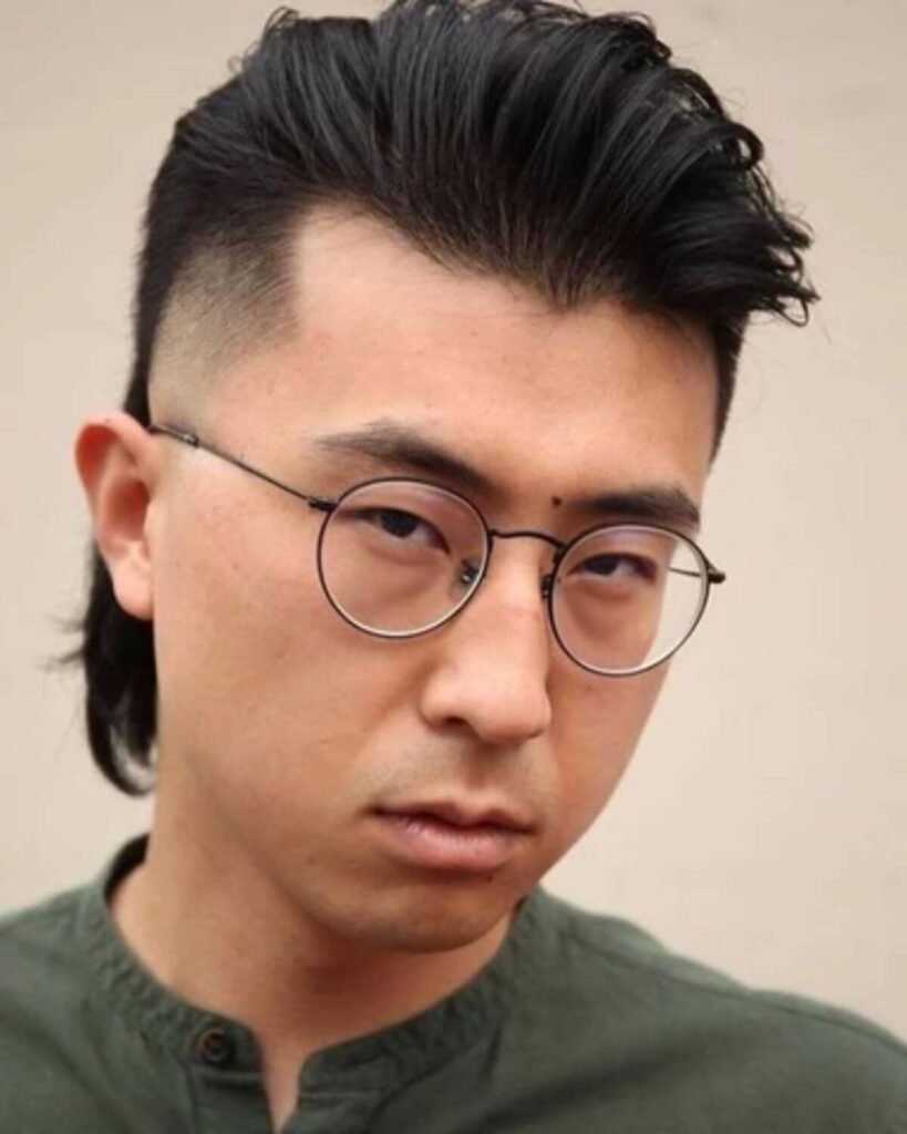 Asian Modern Mullet for Men