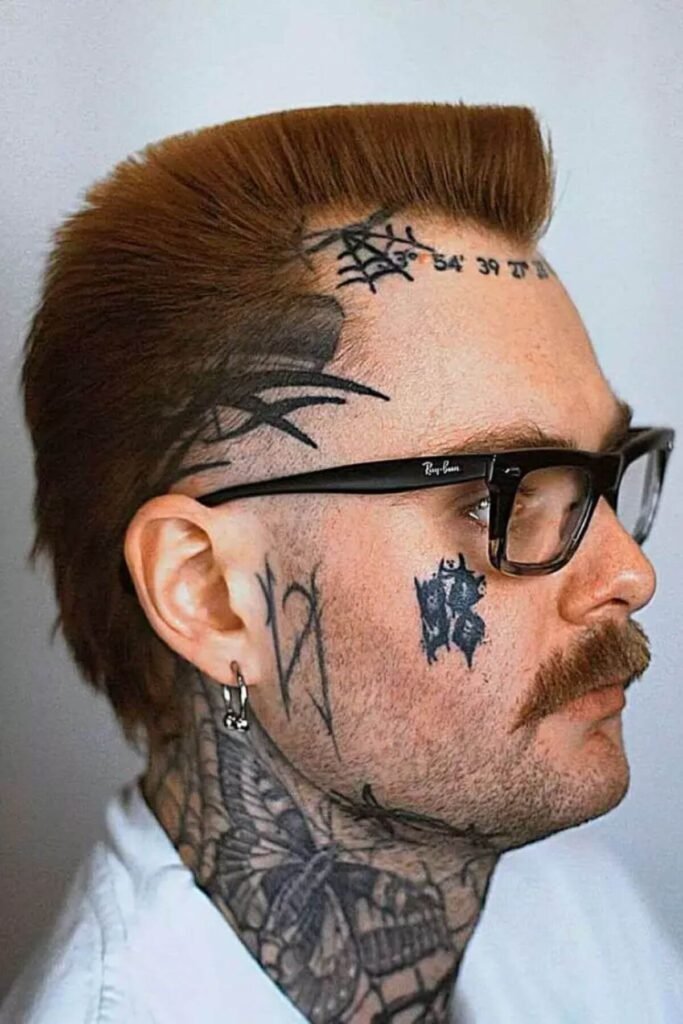 Flat Top Mullet Fade for Men