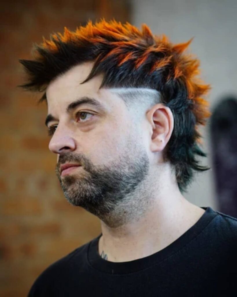 Spiky Mullet Haircut for Men