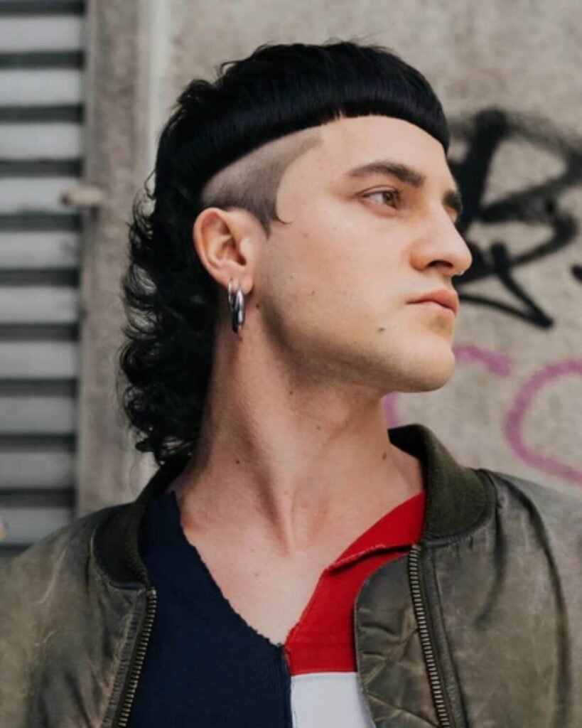 Mullet Bowl Cut for Men