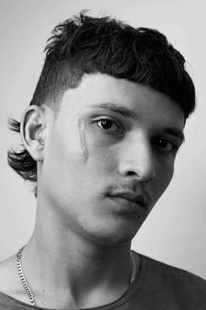 Crop Top Mullet for Men