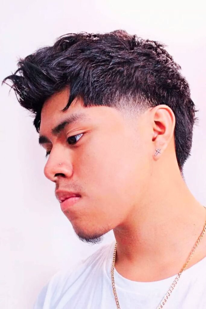 Taper Fade Mullet for Men