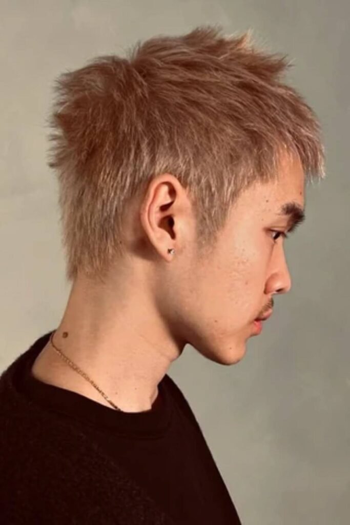 Textured Short Mullet for Men