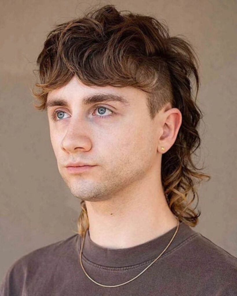 Long Modern Mullet for Men