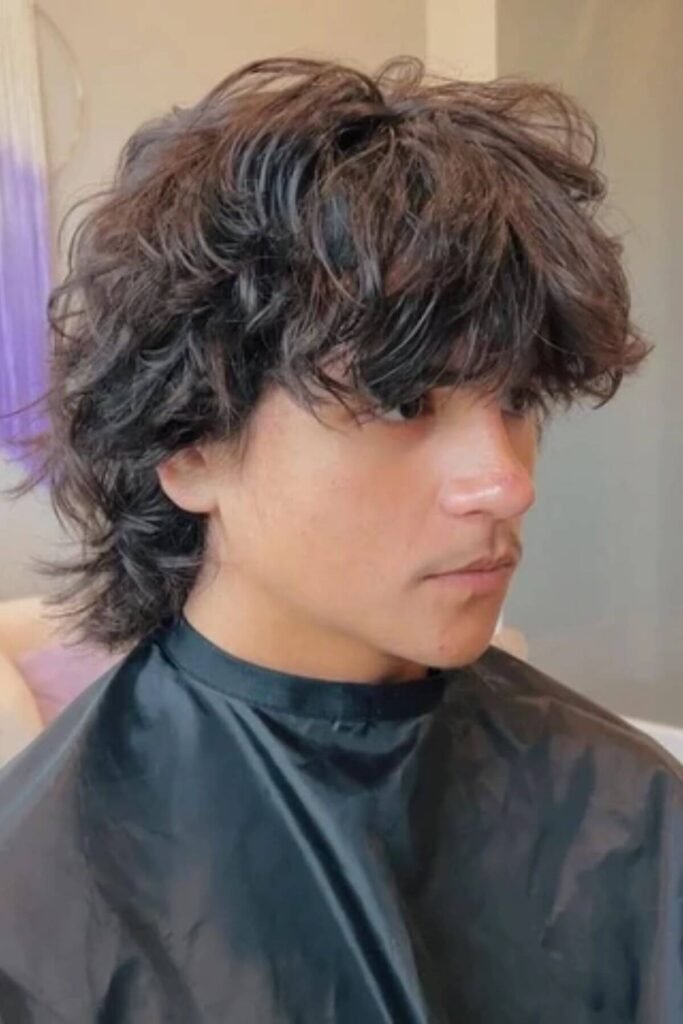 Textured and Layered Mullets for Men