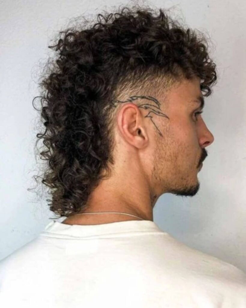 Curly Mullet for Men