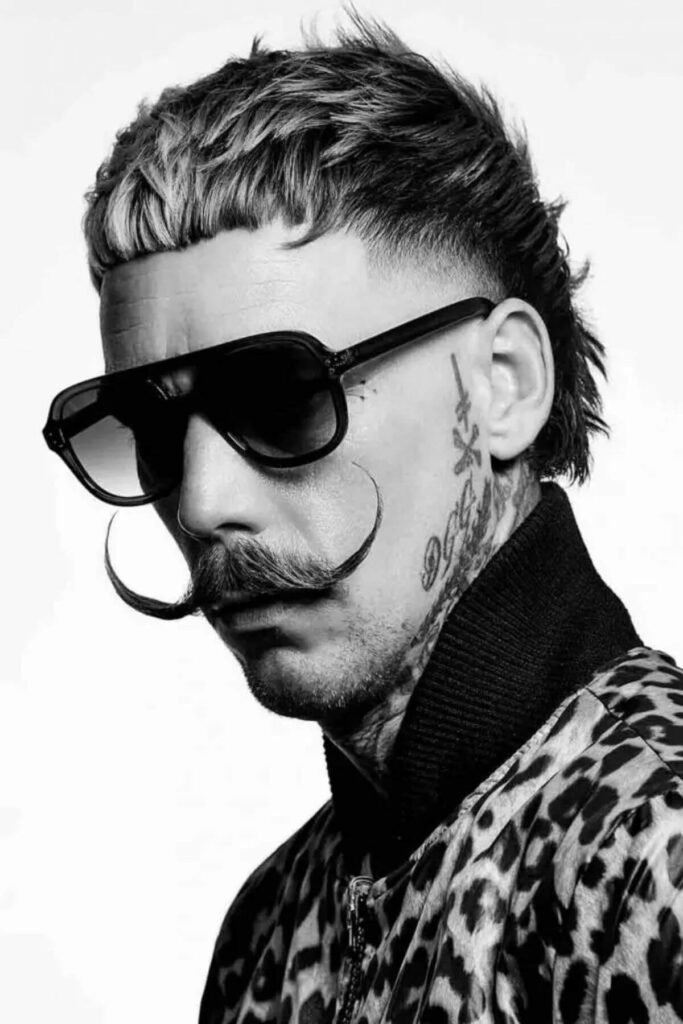 Mohawk Mullet Fade for Men