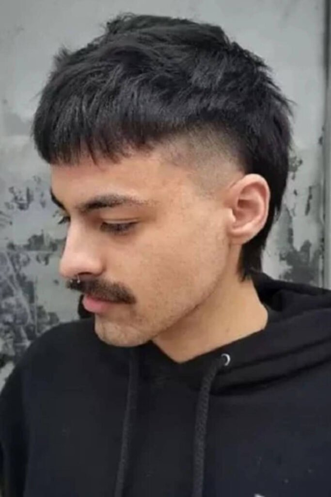 High Fade Mullet for Men