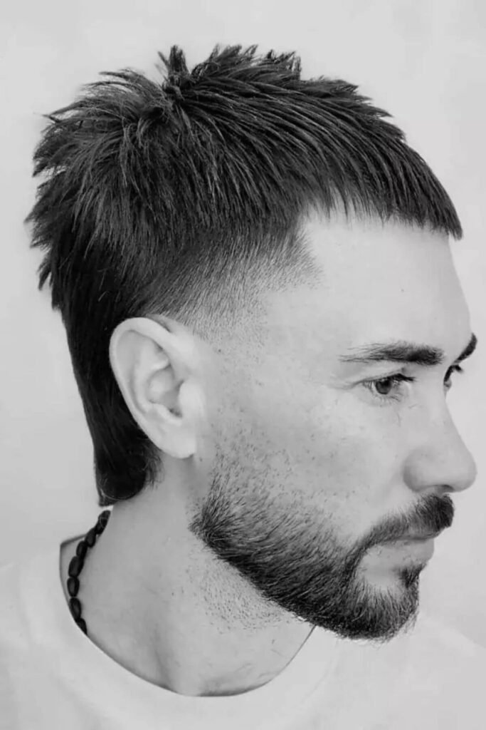 Short Mullet Fade for Men