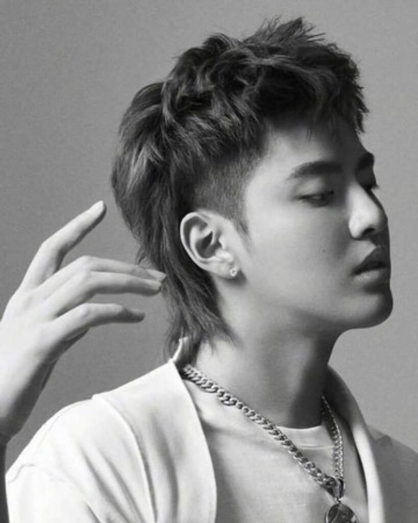 K-Pop Mullet Hairstyle for Men