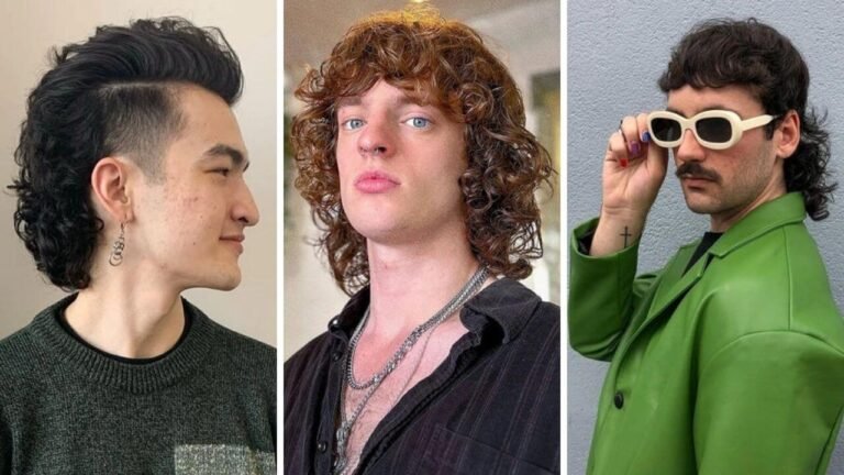 best curly mullet haircuts for men