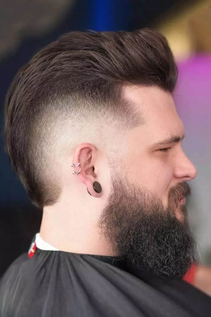 What is a Burst Fade Mullet